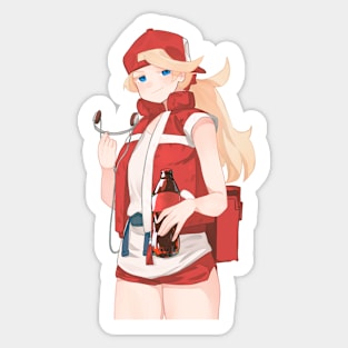 Cola girl Sticker